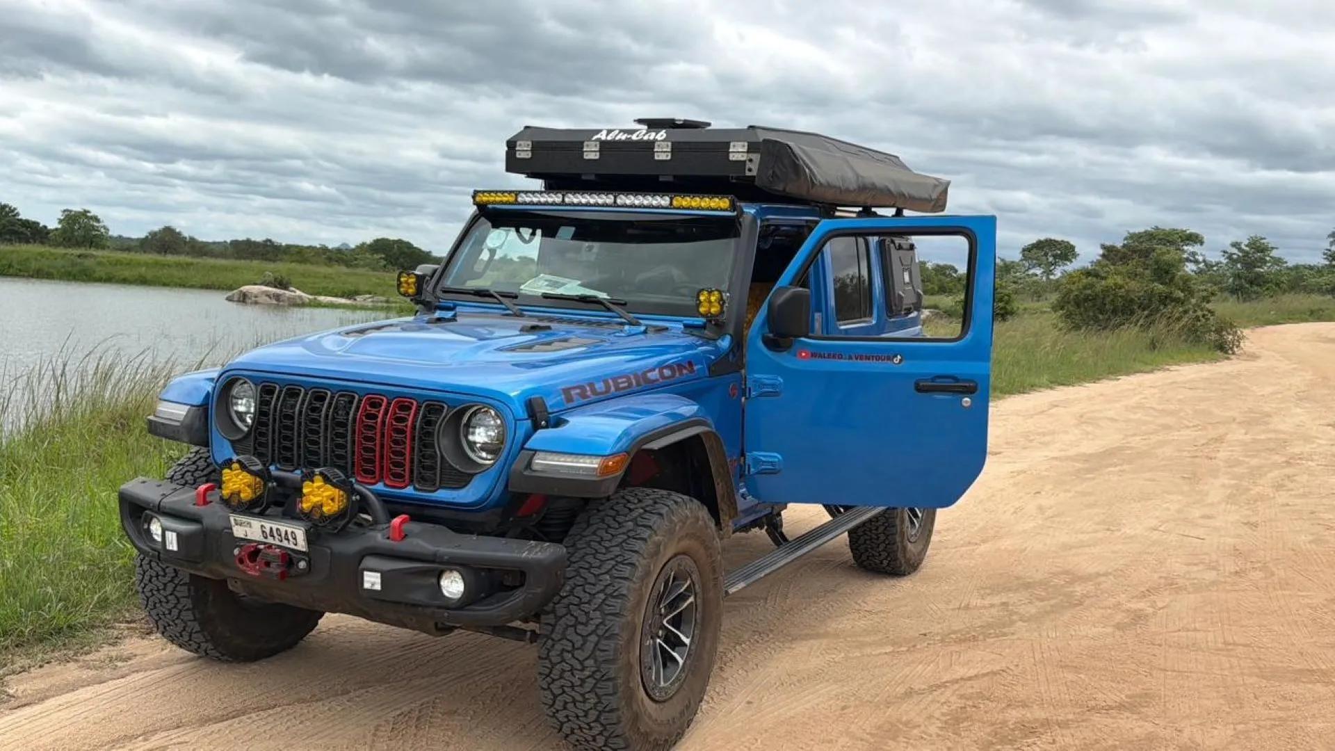 Jeep wrangler rubicon african overland journey