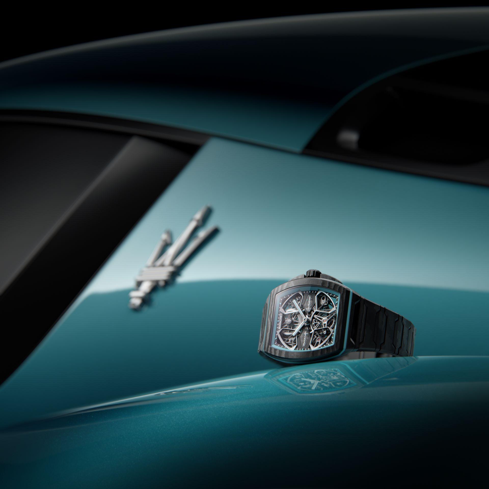 Maseratiandbianchetunveilultrafinoflyingtourbillon