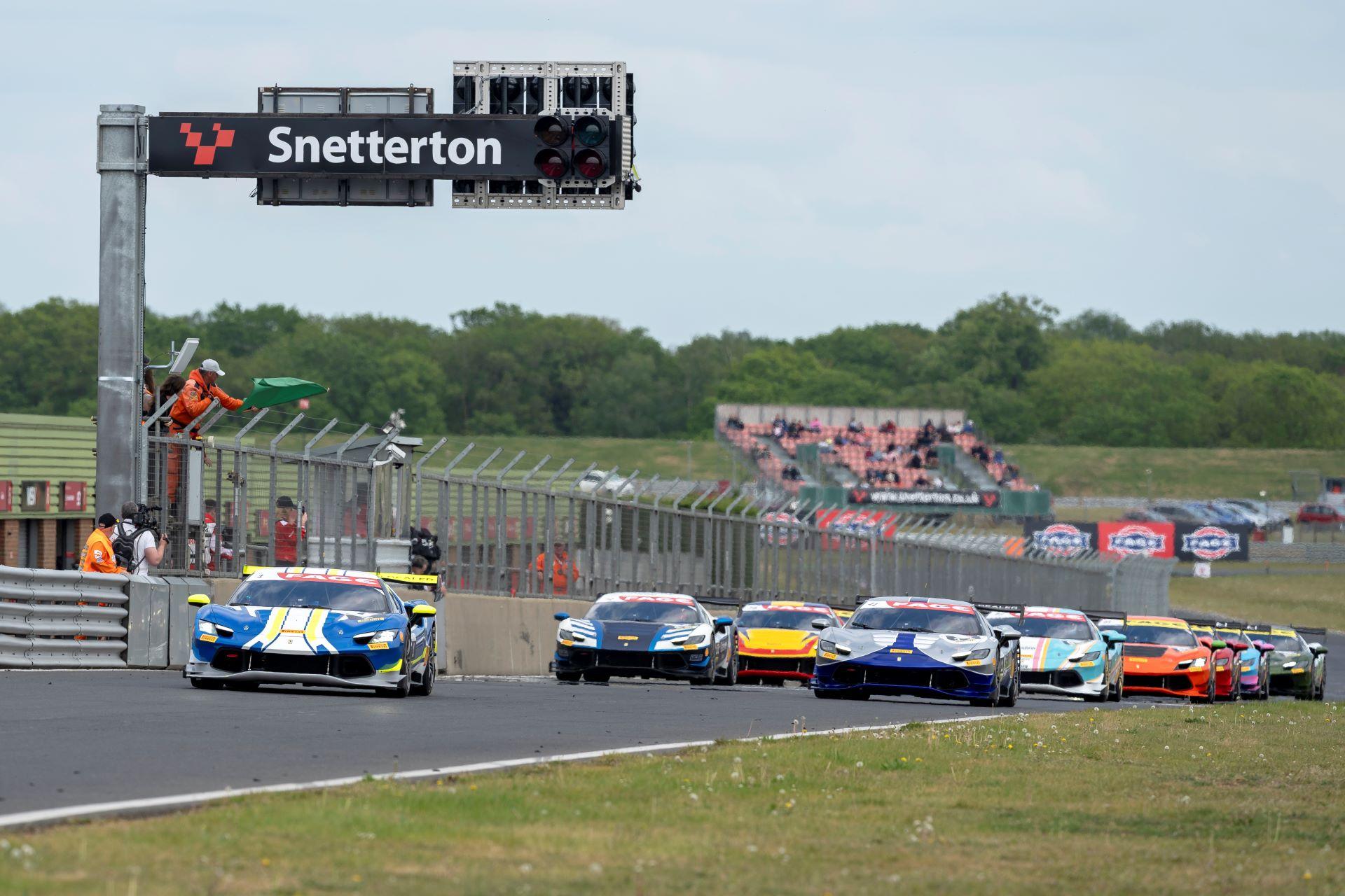 Ferrarichallengeukheadstosilverstoneround32026