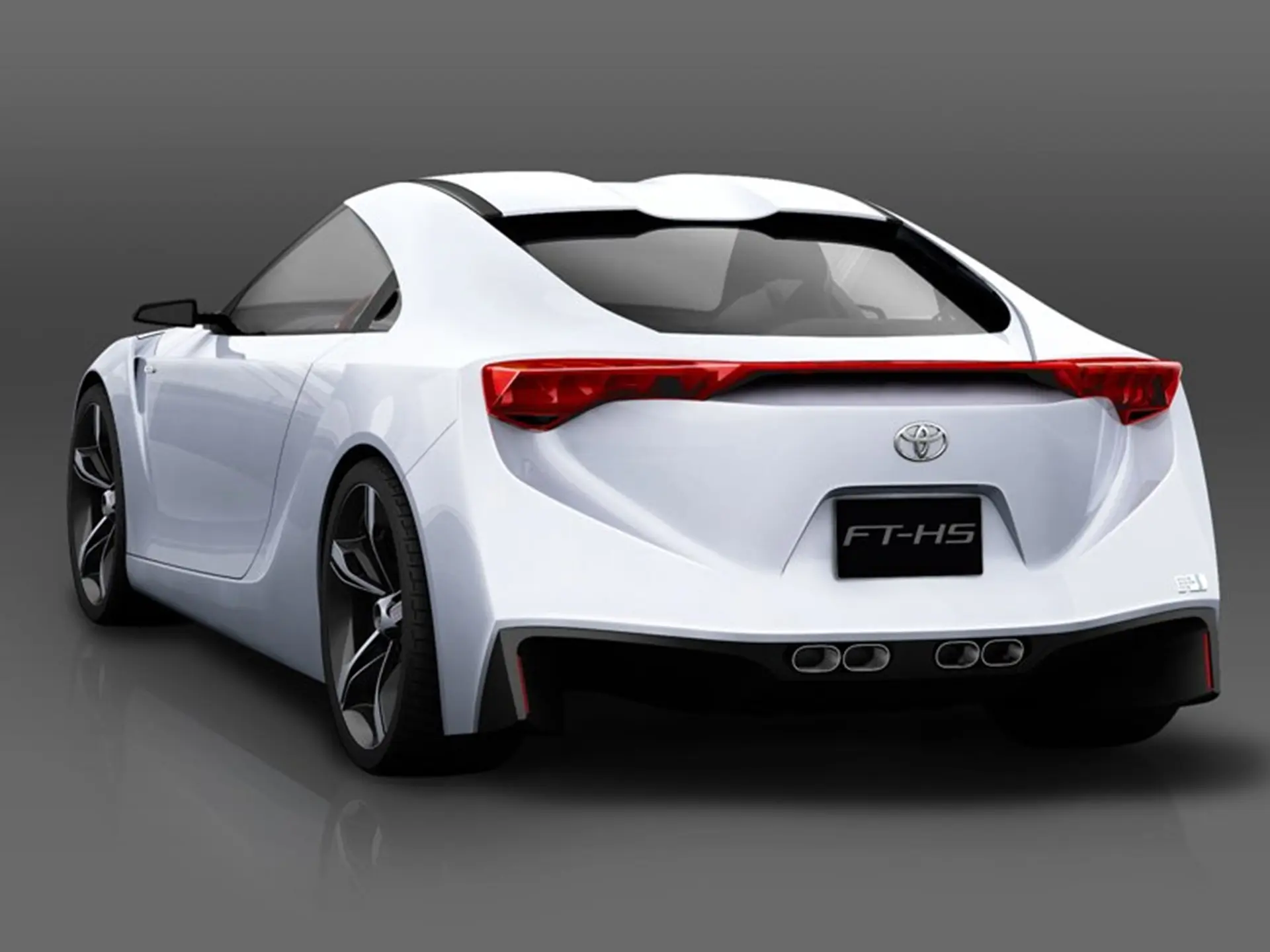 Toyota Concept Car 2008 FT-HS Back View