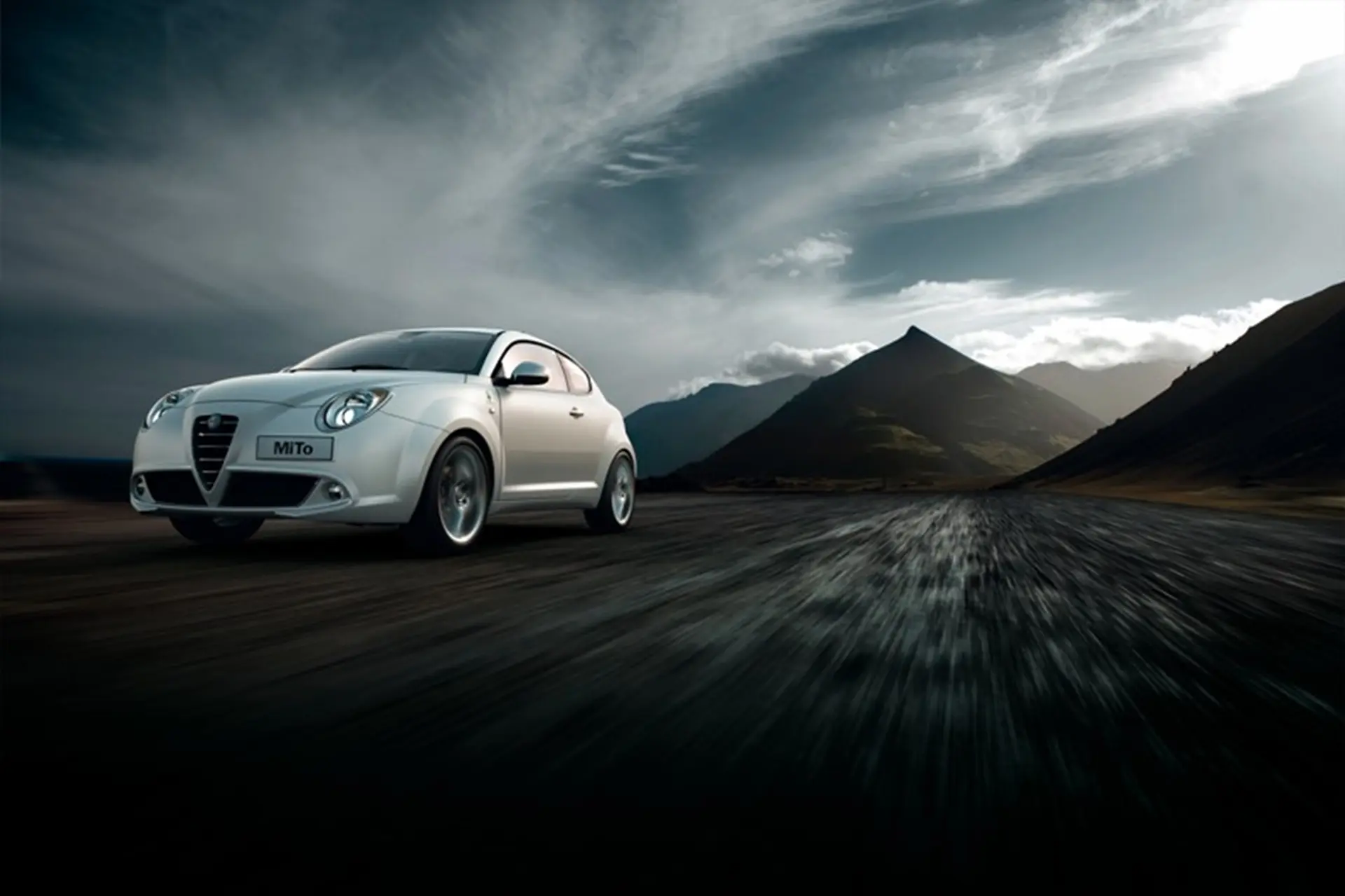 Alfa Romeo Mito white