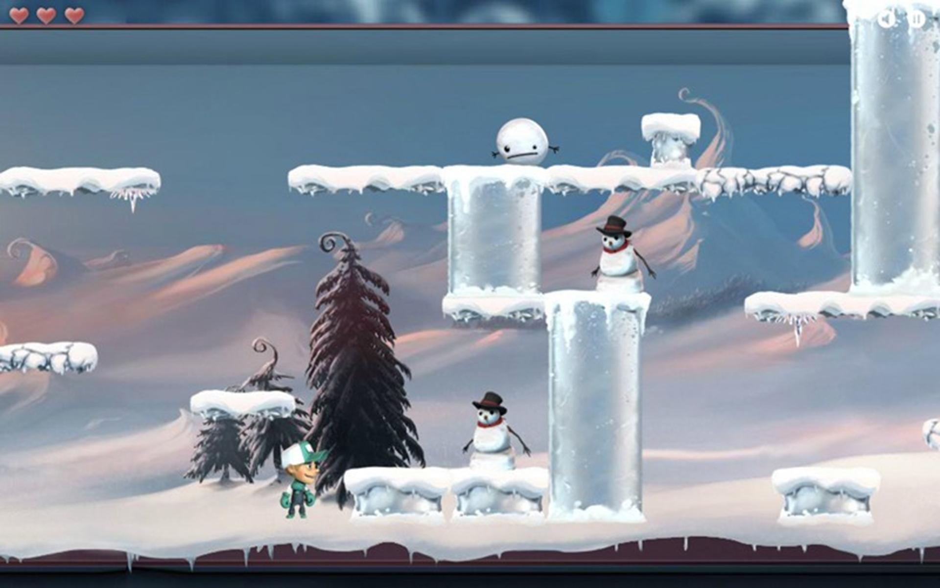 WINTRY GAME ON VOLVO TRUCKS’ LOADING RAMP