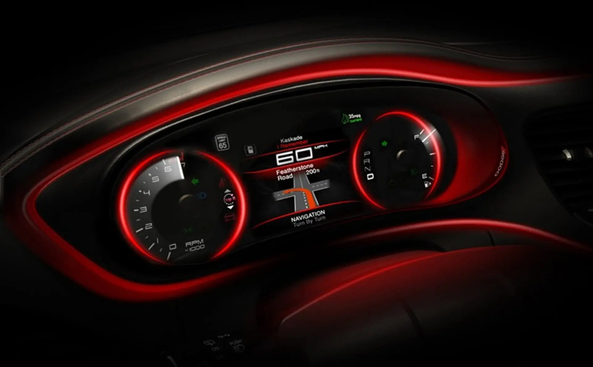 Dodge Dart Interior 2012