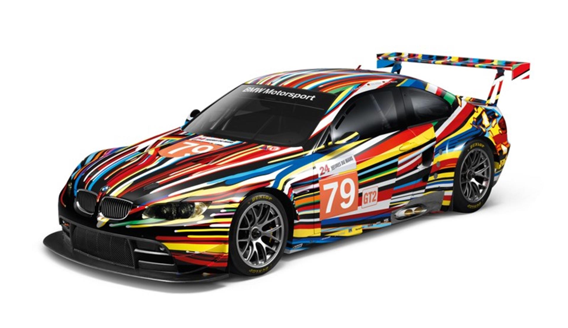 Custom Cars Big Art on a Small Scale. Jeff Koons decorates a Limited-Edition BMW Miniature Art Car.