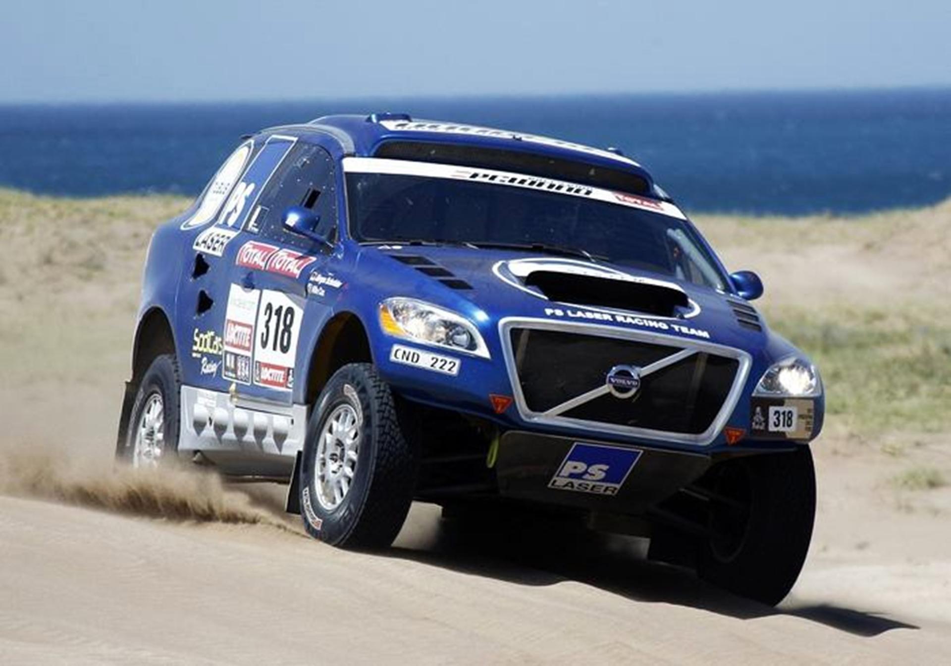 DAKAR 2012: Volvo PEWANO XC60 RR Burn in Flames