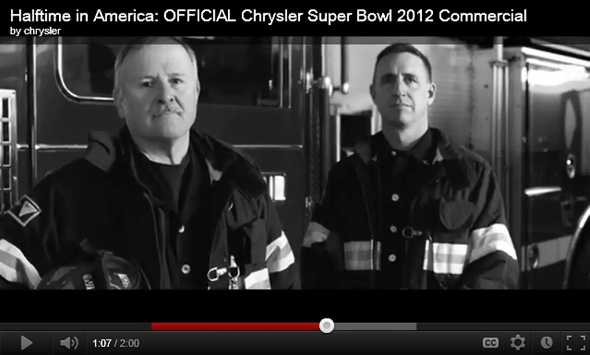 Chrysler Superbowl Advertisement