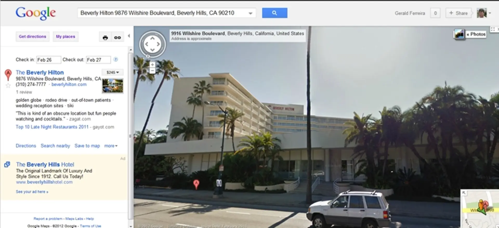 Hotel Where Whitney Houston Died