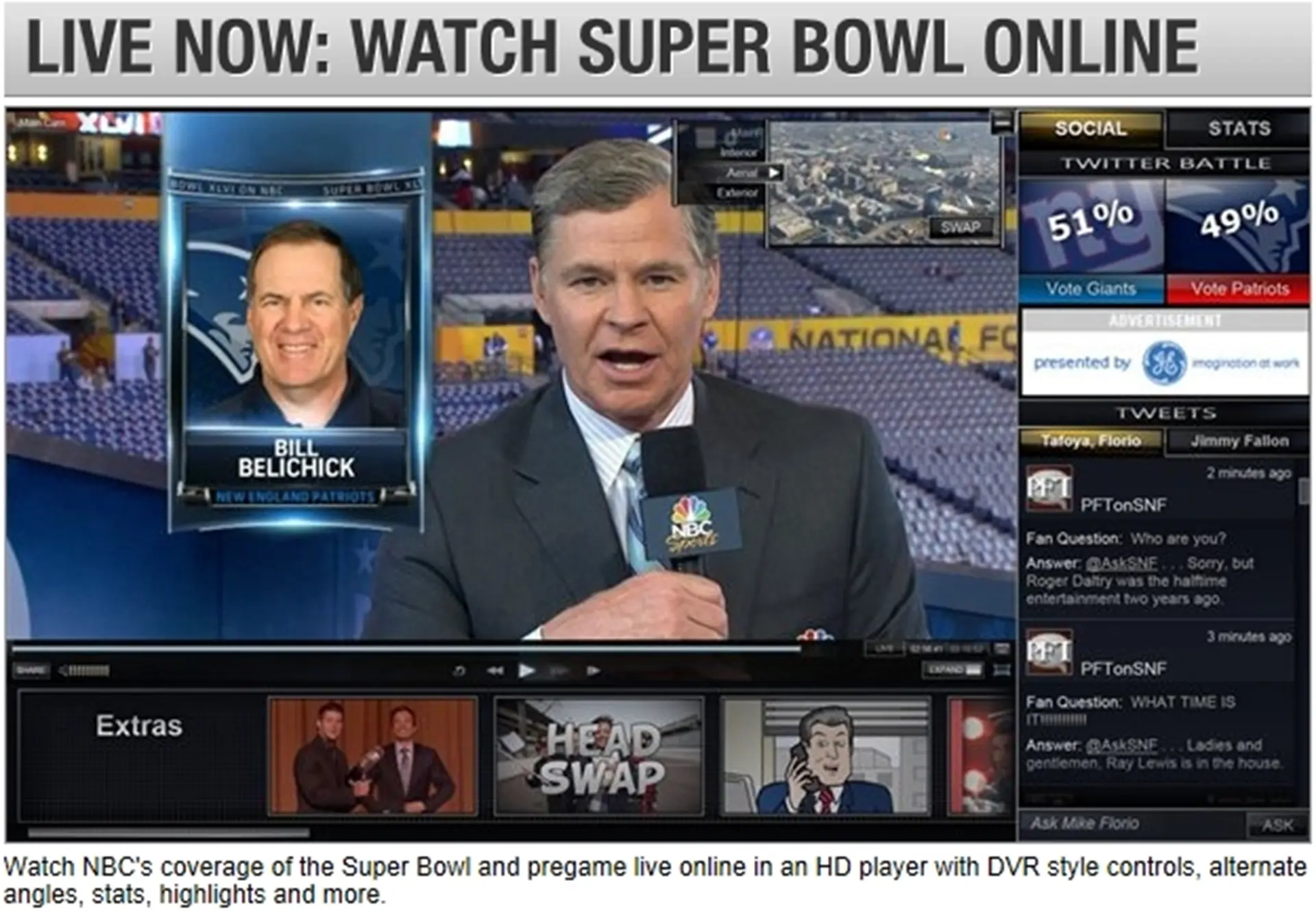 Watch Super Bowl 2012 live in 3D
