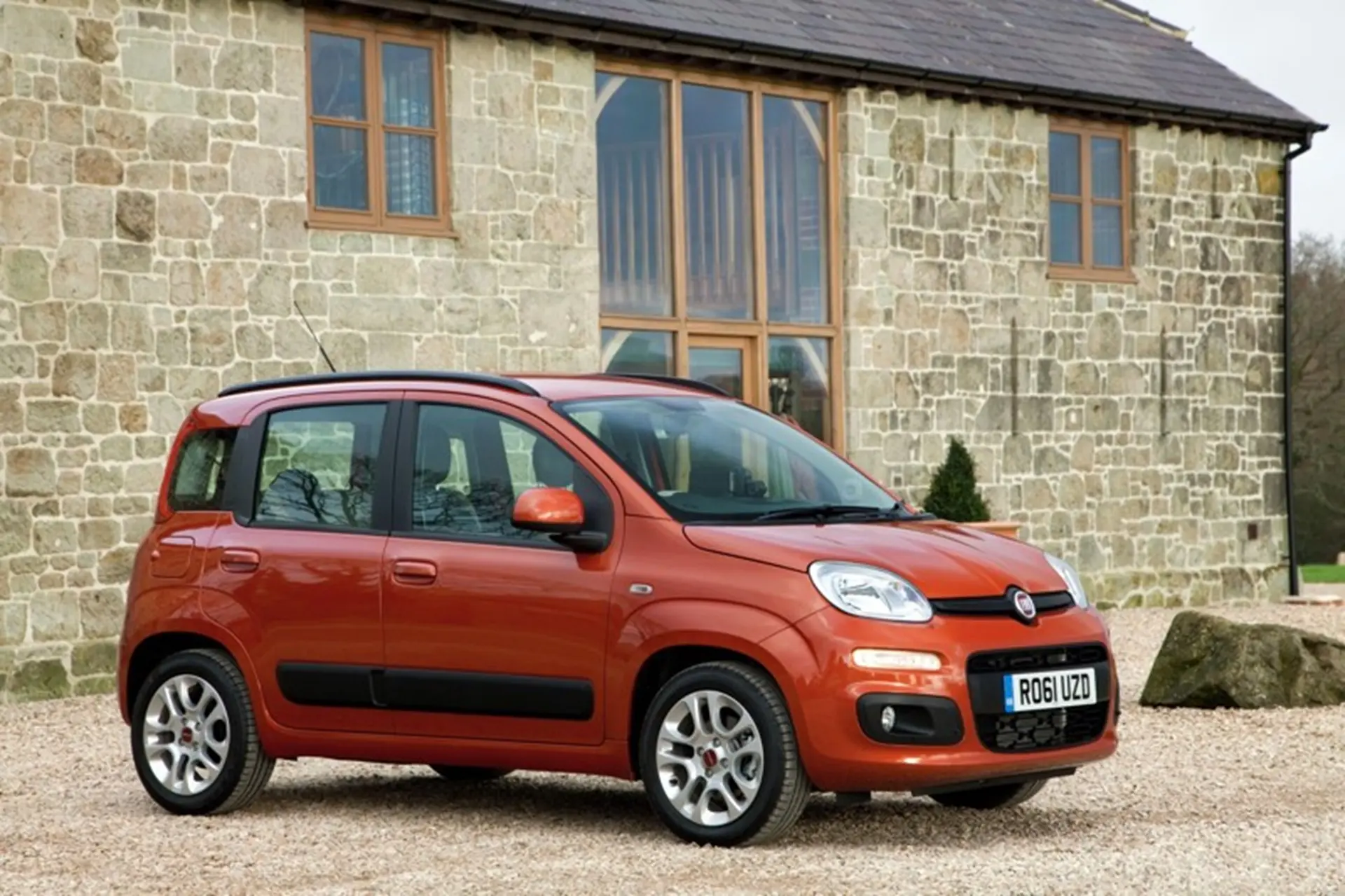 fiat panda red