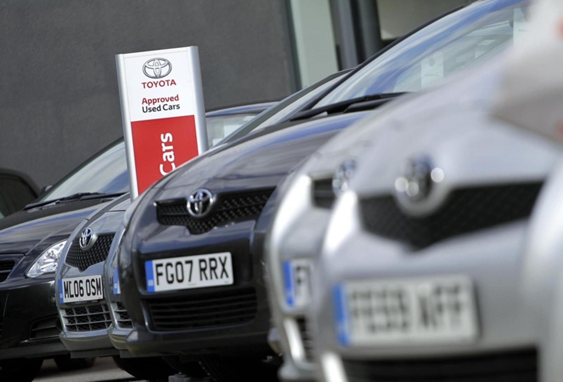 Toyota new approved used car Programme with up to five years warranty