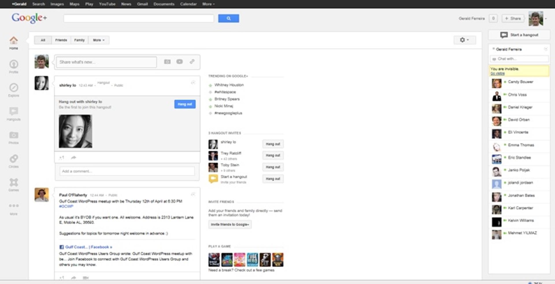 Google+ beyond #Whitespace