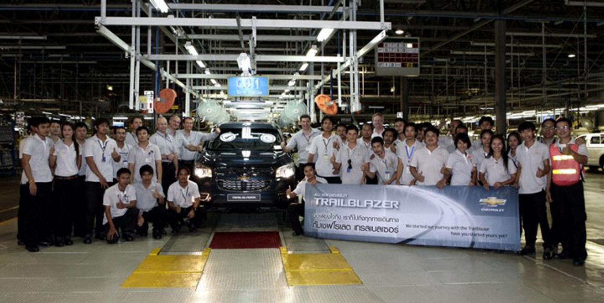 First All-New Chevrolet Trailblazer SUV Built in Thailand