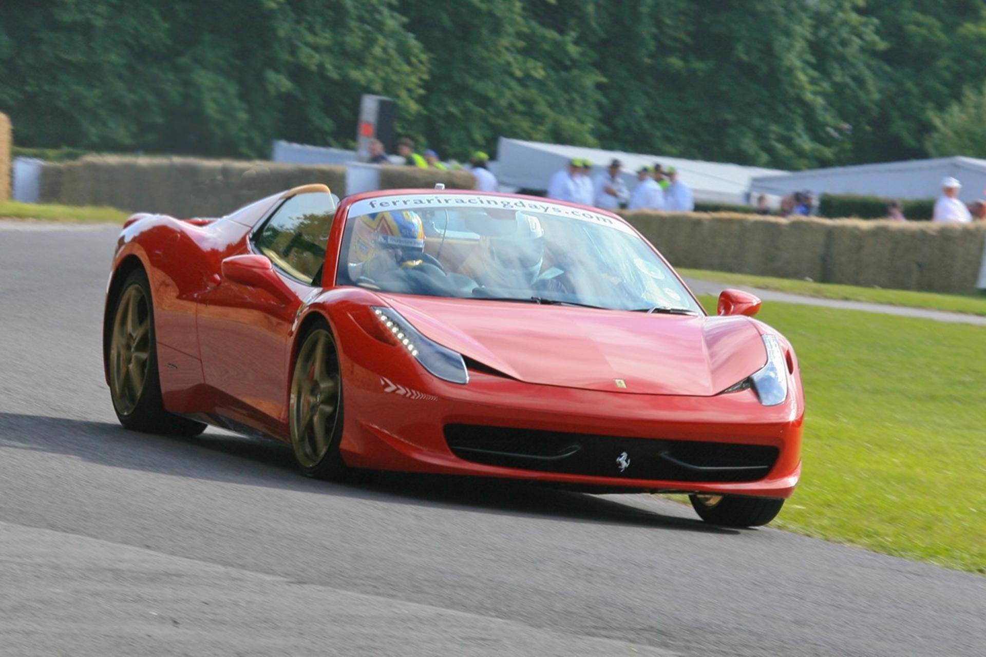 FERRARI 458 SPIDER AND FERRARI CALIFORNIA 30 MAKE THEIR UK DEBUT AT THE 2012 GOODWOOD FESTIVAL OF SPEED