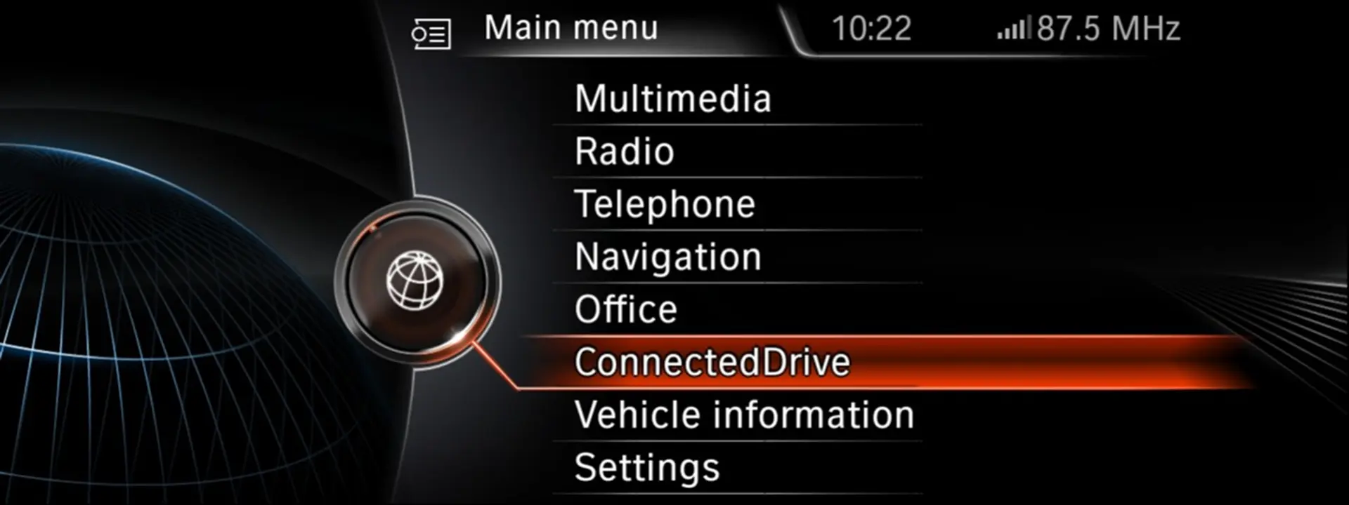 BMW Connected Drive Interface