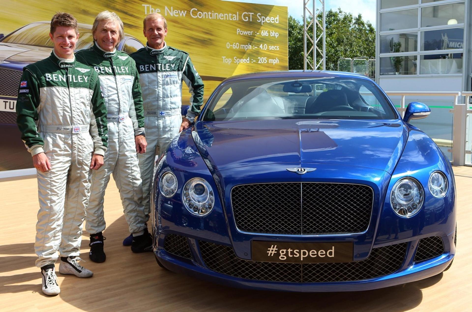 BENTLEY WOWS CROWDS WITH A STUNNING CAR AND DRIVER LINE UP AT THE GOODWOOD FESTIVAL OF SPEED