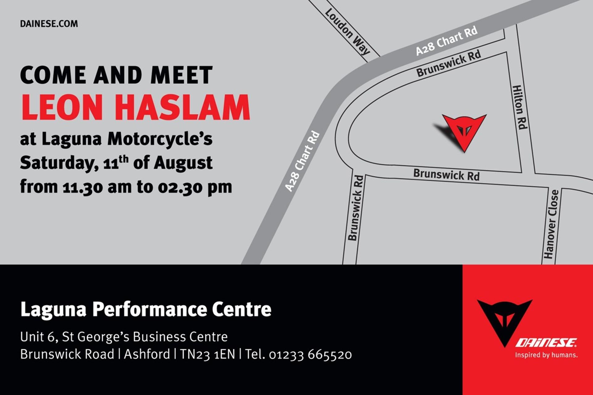 MEET SBK STAR LEON HASLAM AT LAGUNA PERFORMANCE CENTRE
