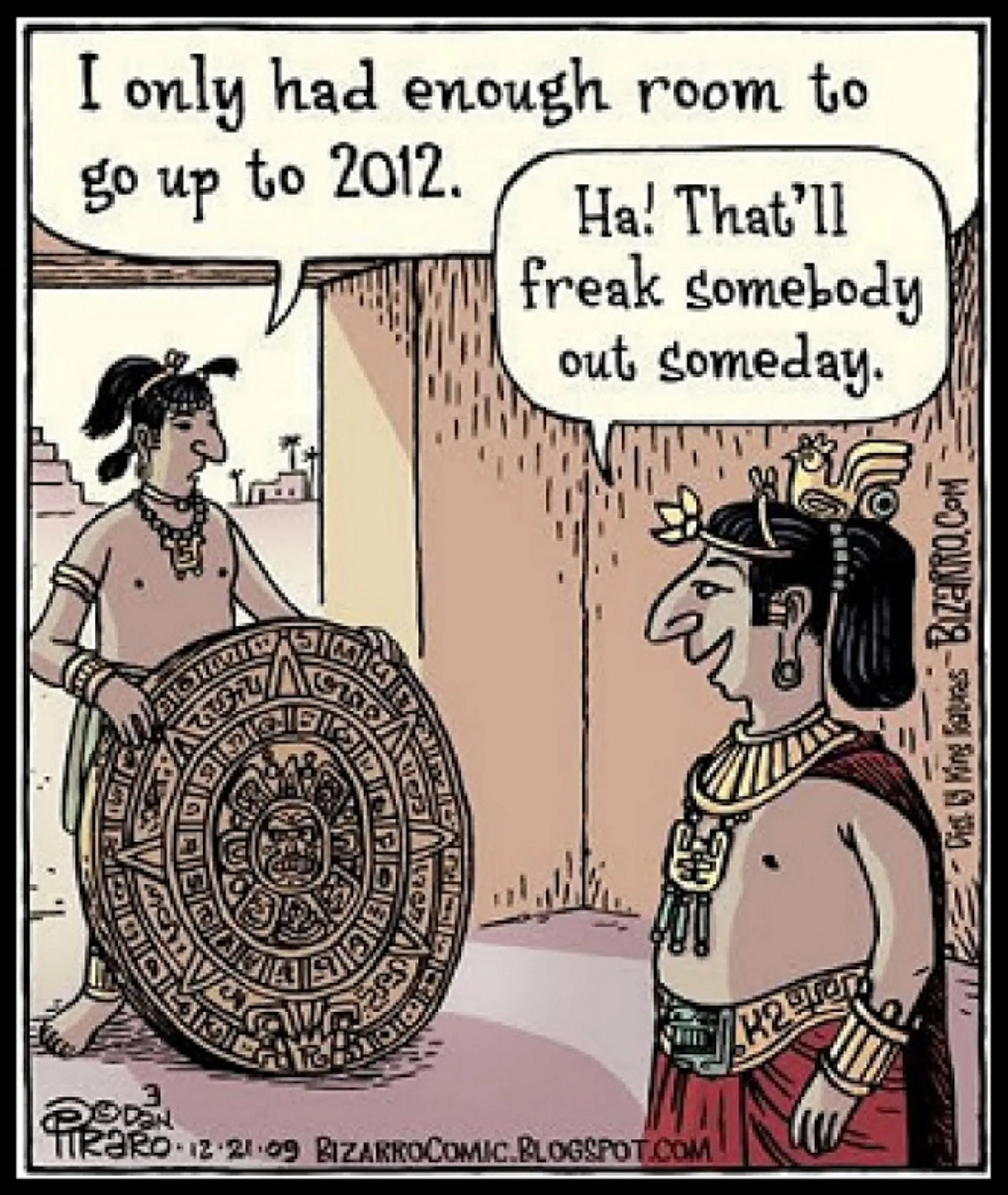 End of the 13th Baktun