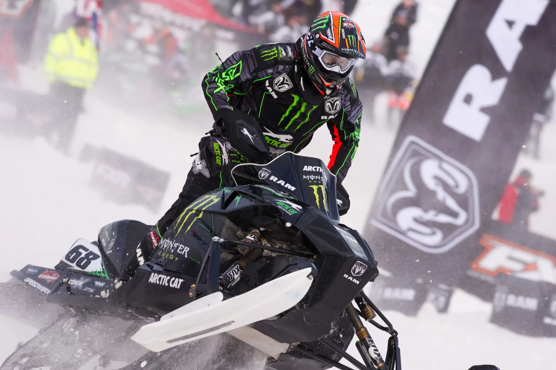 Snowmobiling