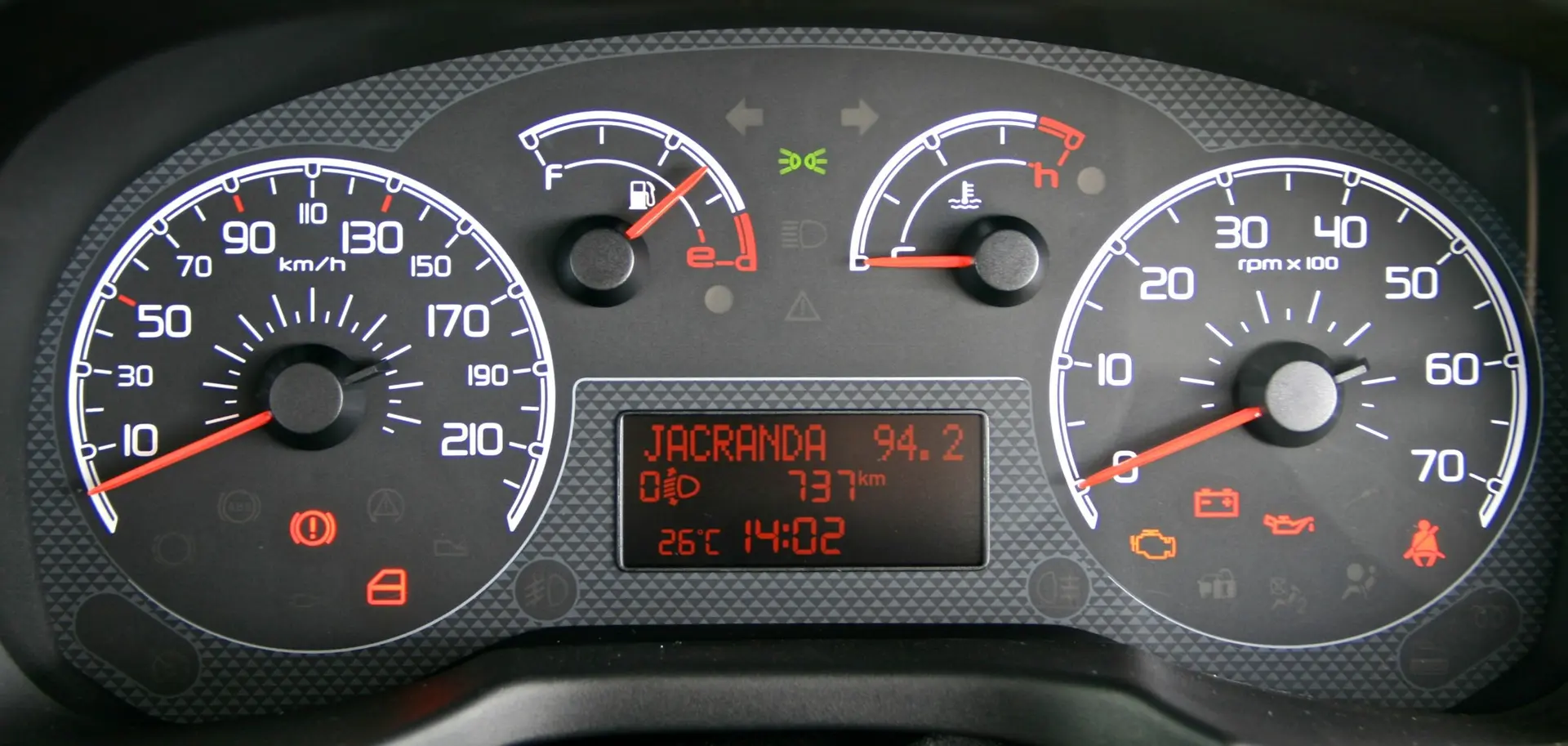 Fiat Qubo Dashboard