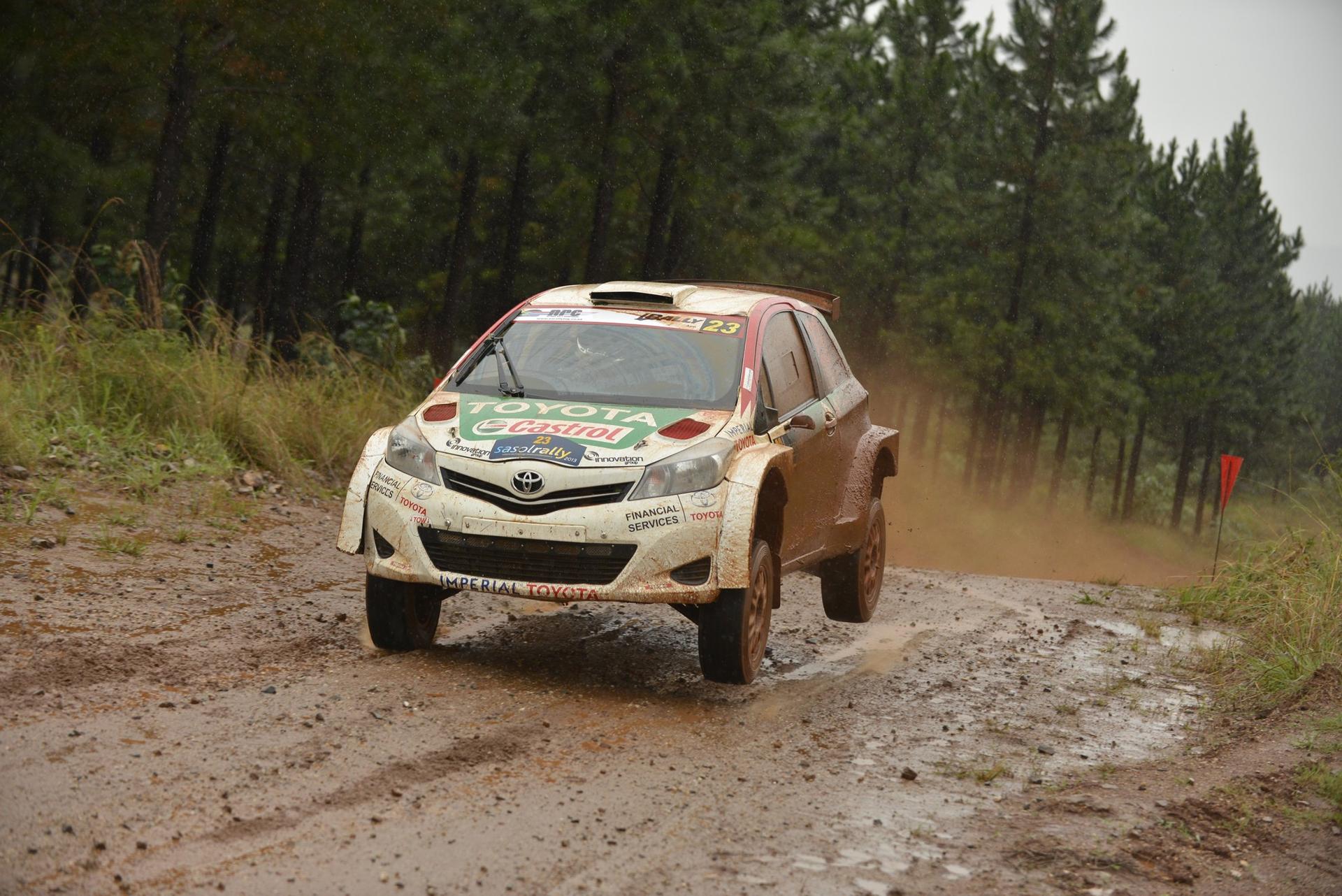 South African Rally – Misty conditions and light rain mark the start of the Sasol Rally