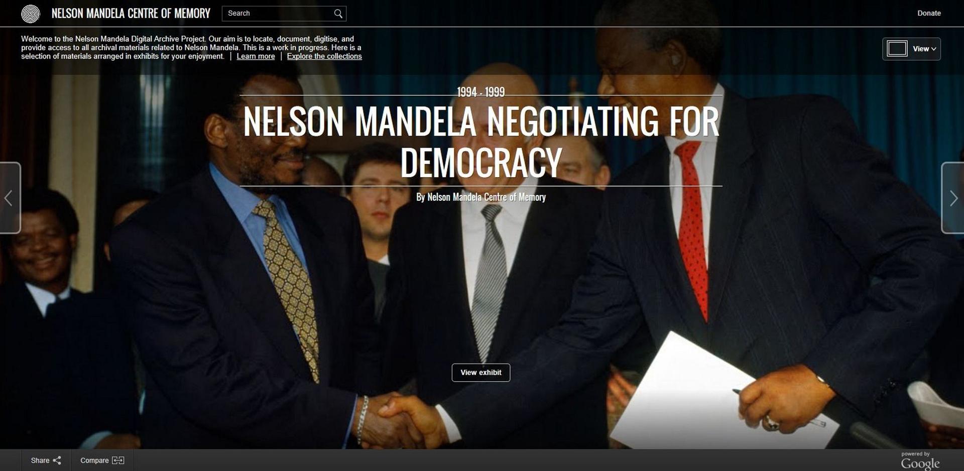 Google announce Nelson Rolihlahla Mandela’s death, 1918 – 2013