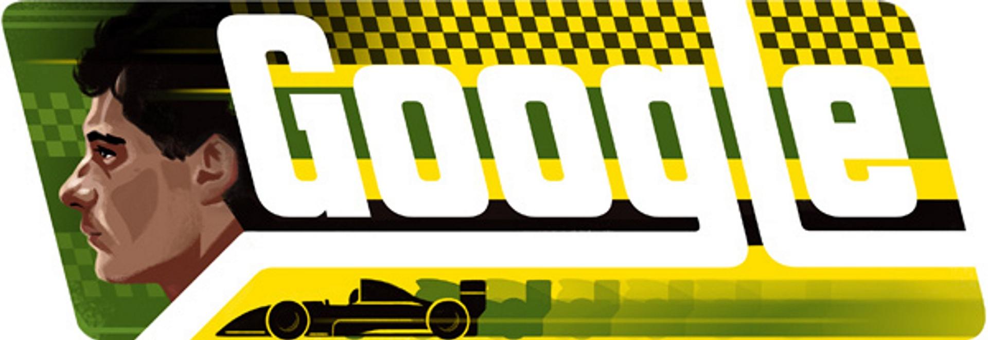Ayrton Senna Google Doodle
