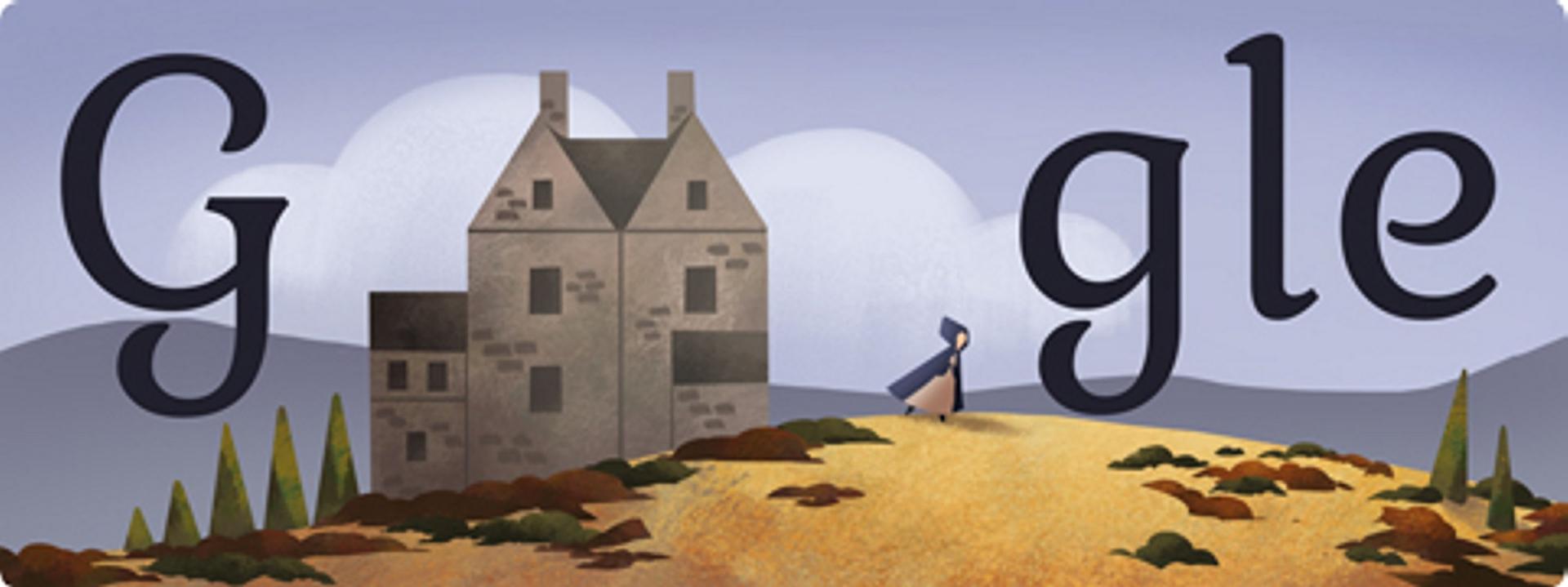 Charlotte Brontë Google Easter Doodle 2014