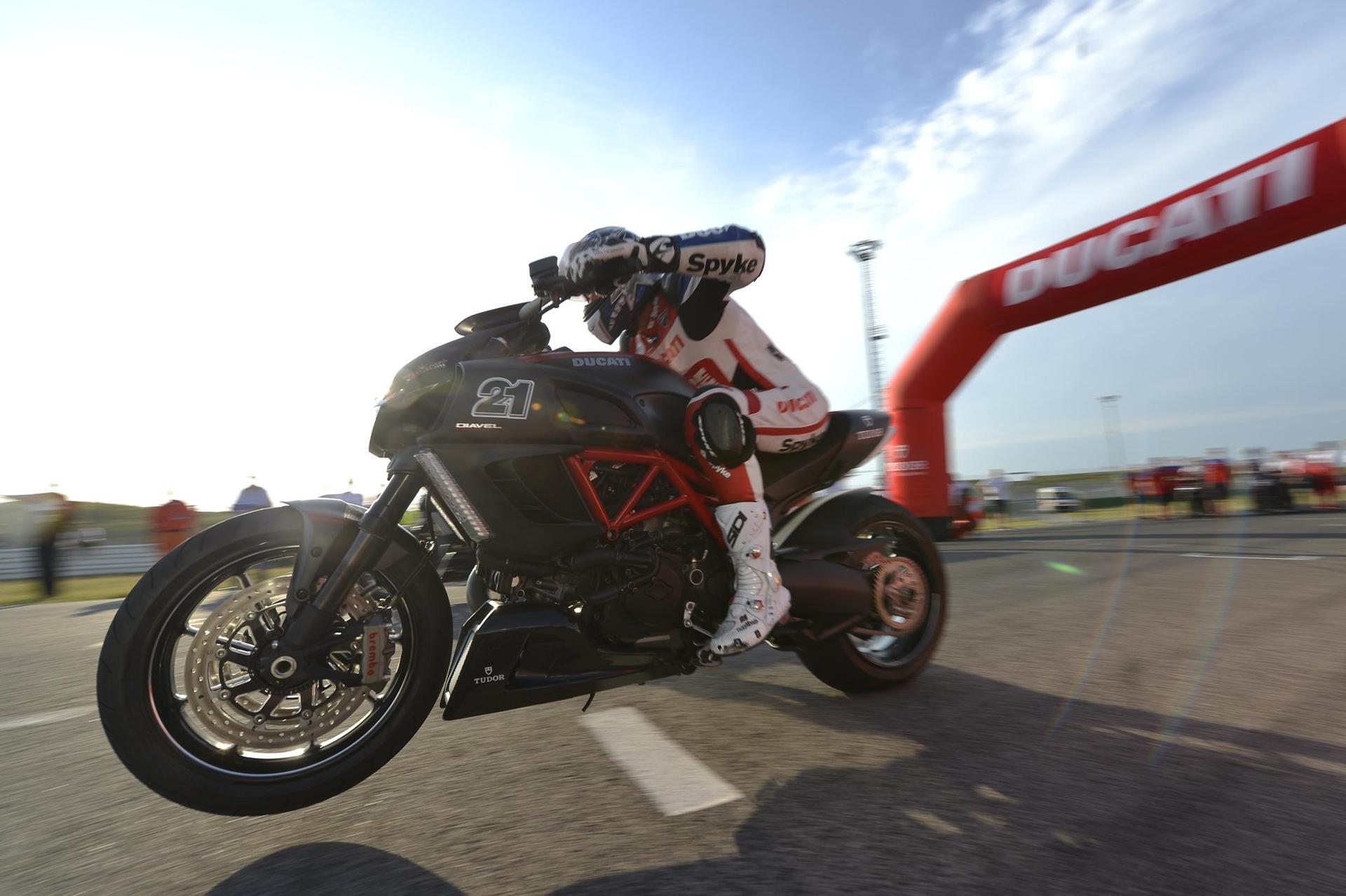 DUCATI MOTORCYCLE RIDERS ARE READY FOR THE CHALLENGE