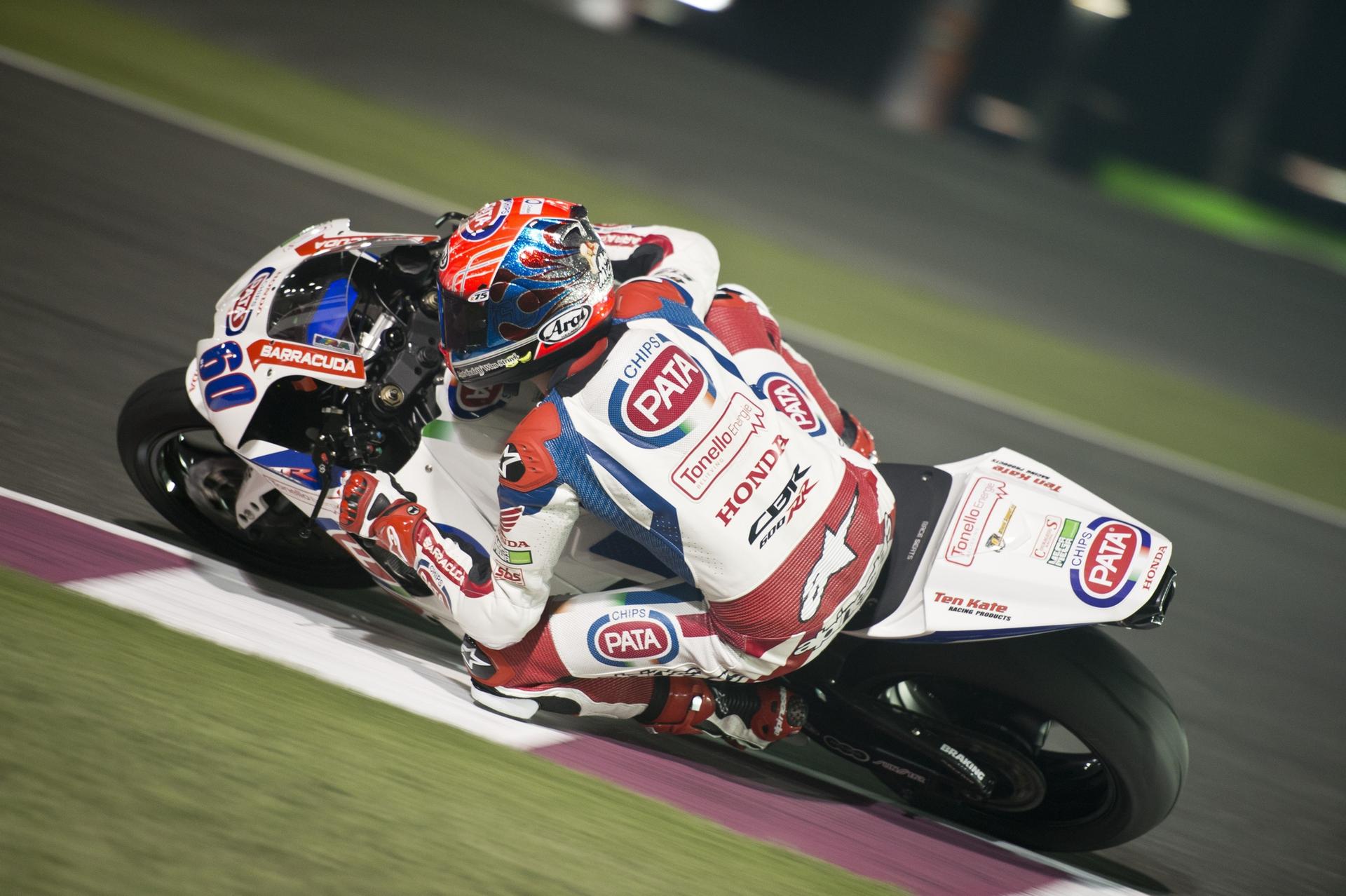 Pata Honda Racing Team – Front row in Losail for both Pata Honda CBRs