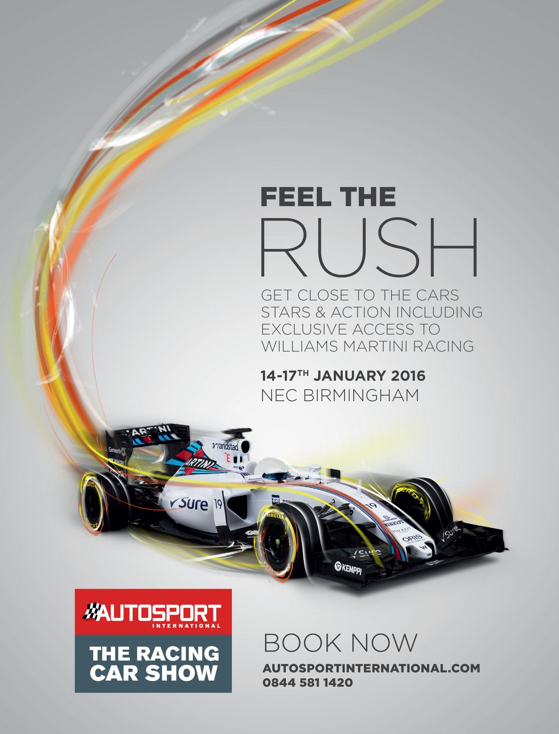 Autosport Auto Show Birmingham NEC and Williams Motorsport