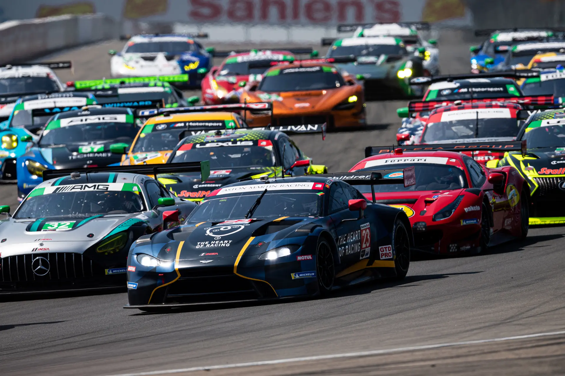 Aston Martin Vantage Double Victory Heart Of Racing Group