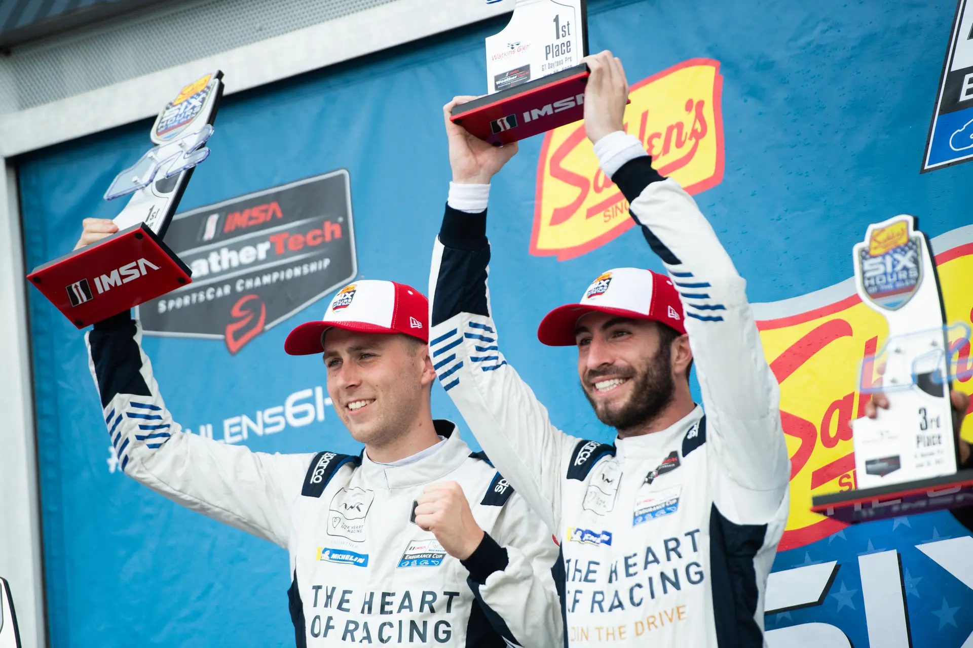 Aston Martin Vantage Double Victory Heart Of Racing Podium