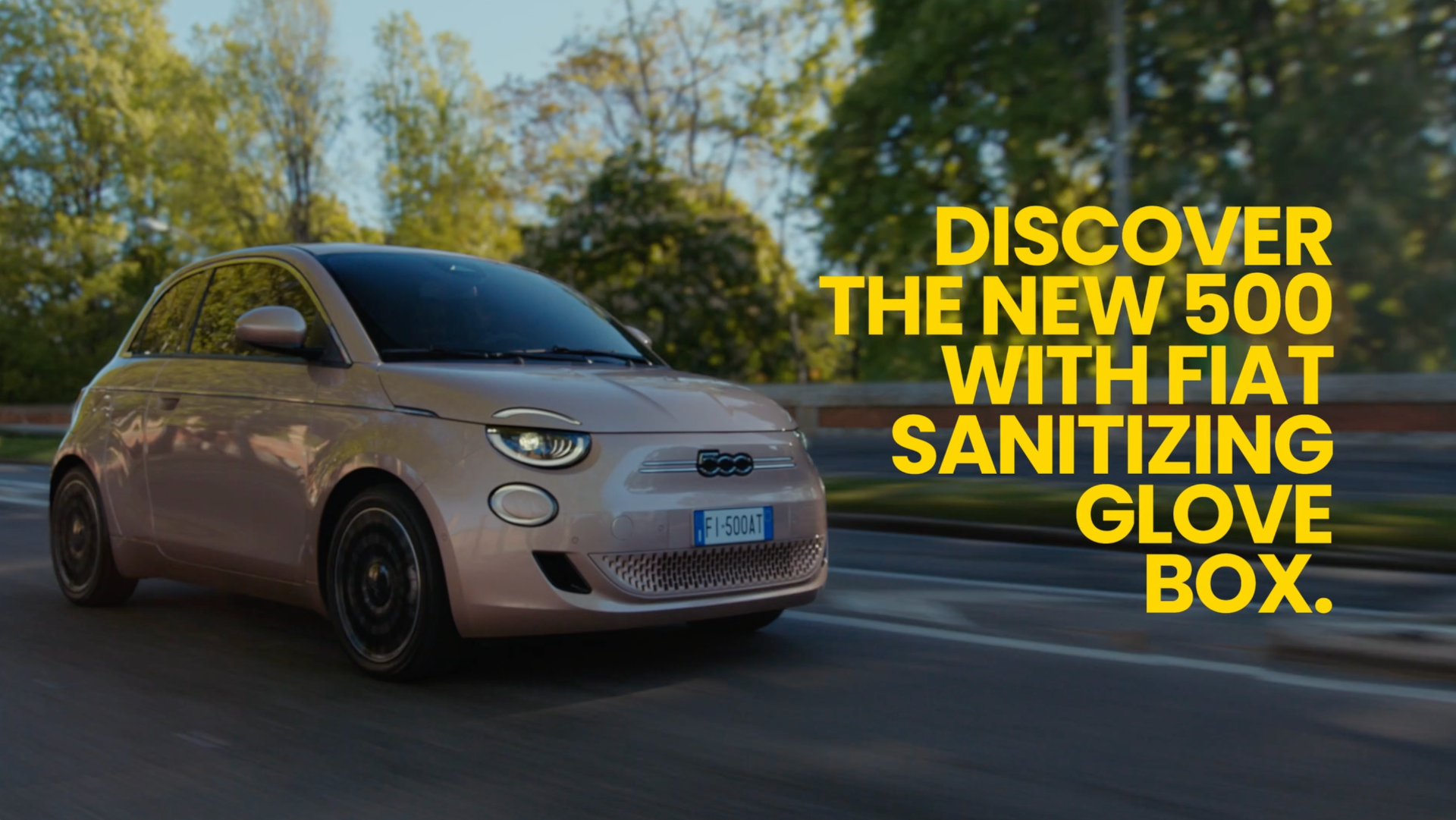 Fiat Presents Sanitizing Glove Compartment
