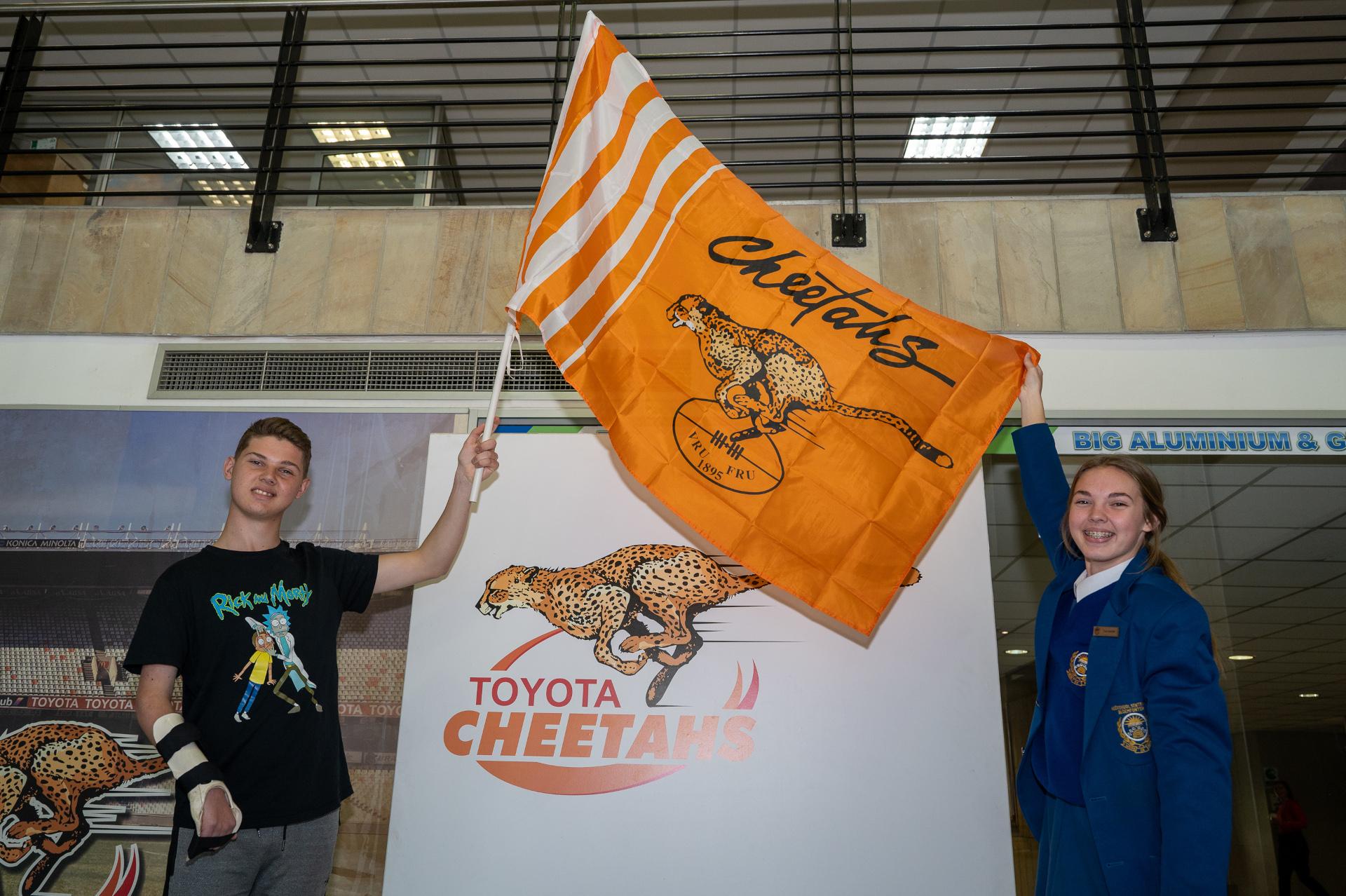 Toyota Dream Car Finalist Celebrates With Toyota Cheetahs