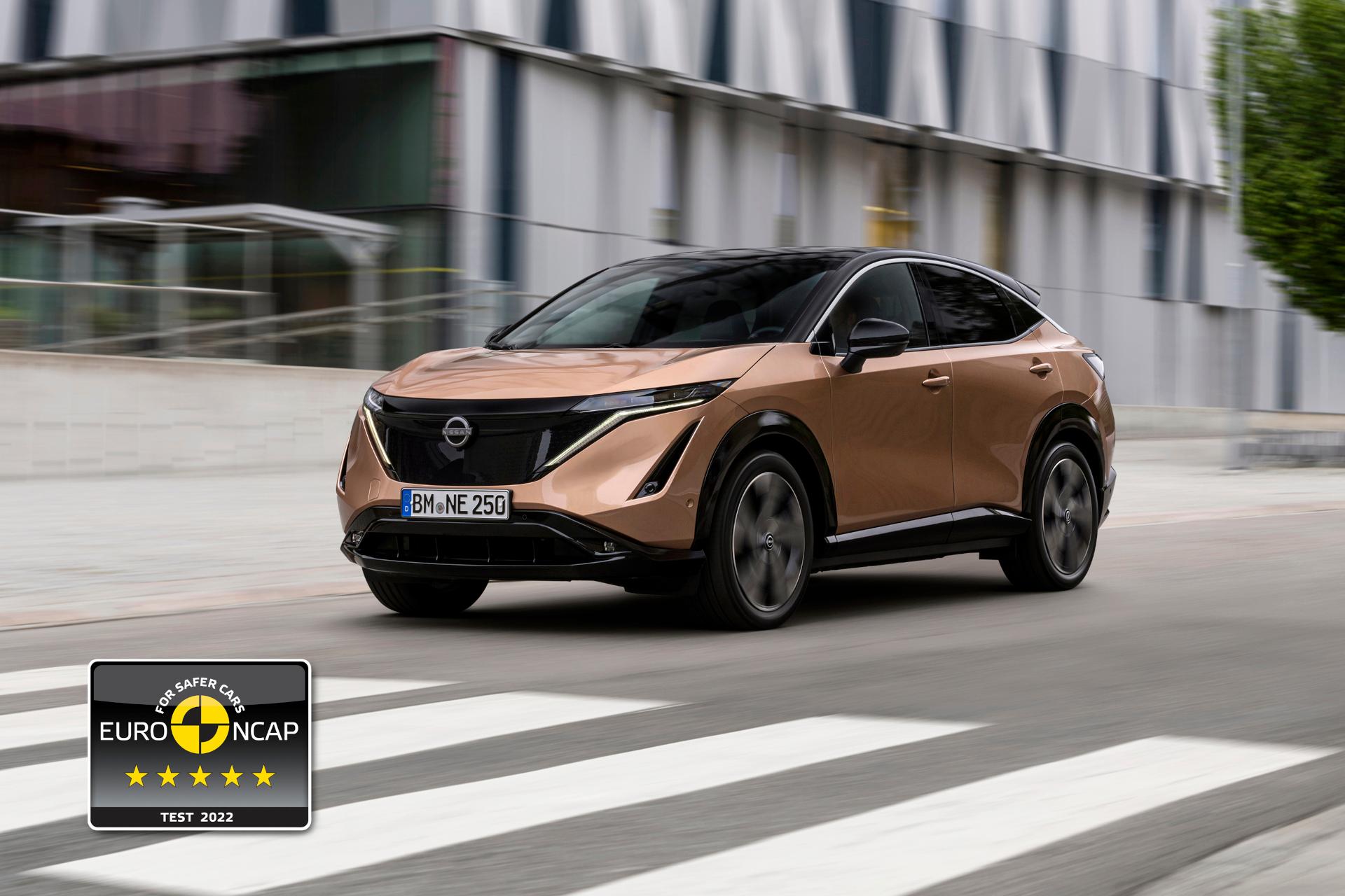 Nissan Ariya, X-Trail, Qashqai e-POWER and Juke Hybrid – Five Star EURO NCAP Ratings