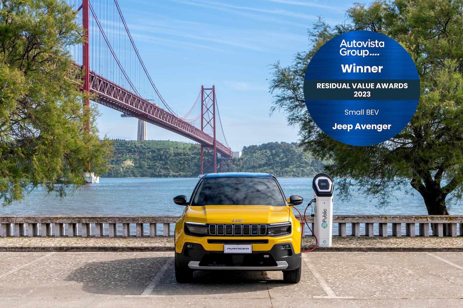 Autovista Group Residual Value Award 2023 Jeep® Avenger