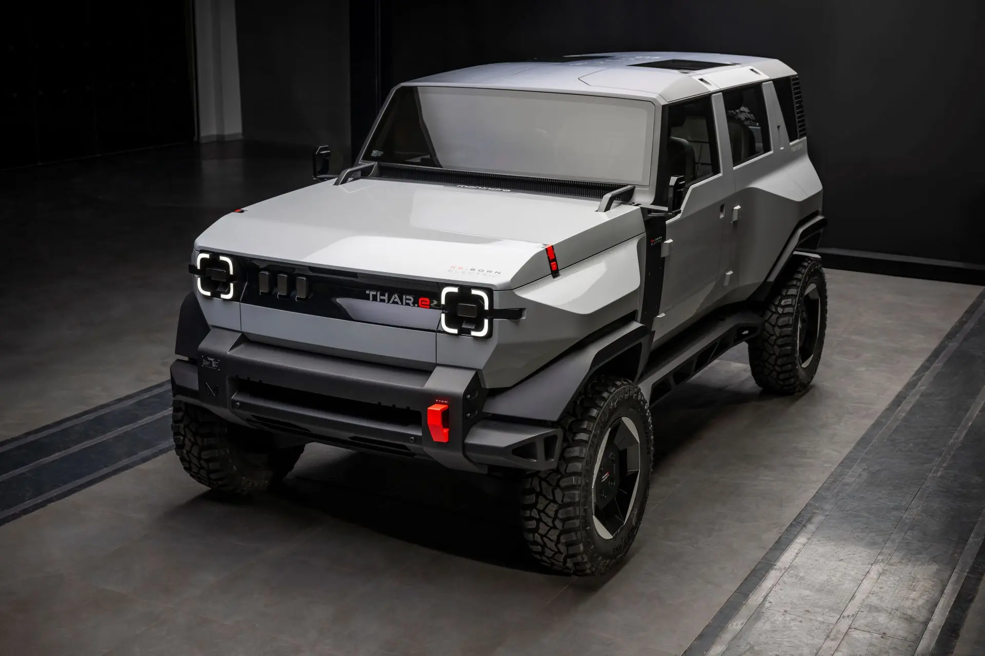 Mahindra Takes The Covers Off Its Vision Thar E 1