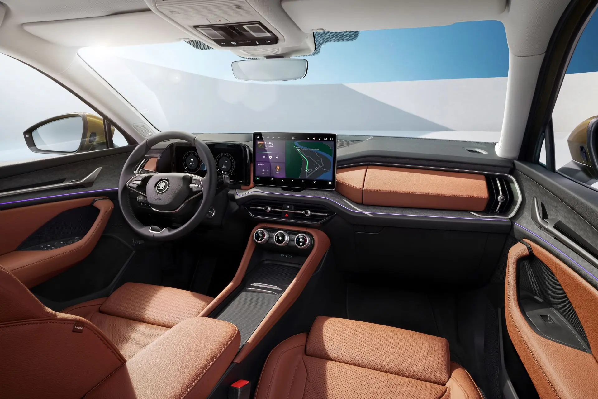 Škoda presents interior highlights of the all-new Kodiaq and Superb ...