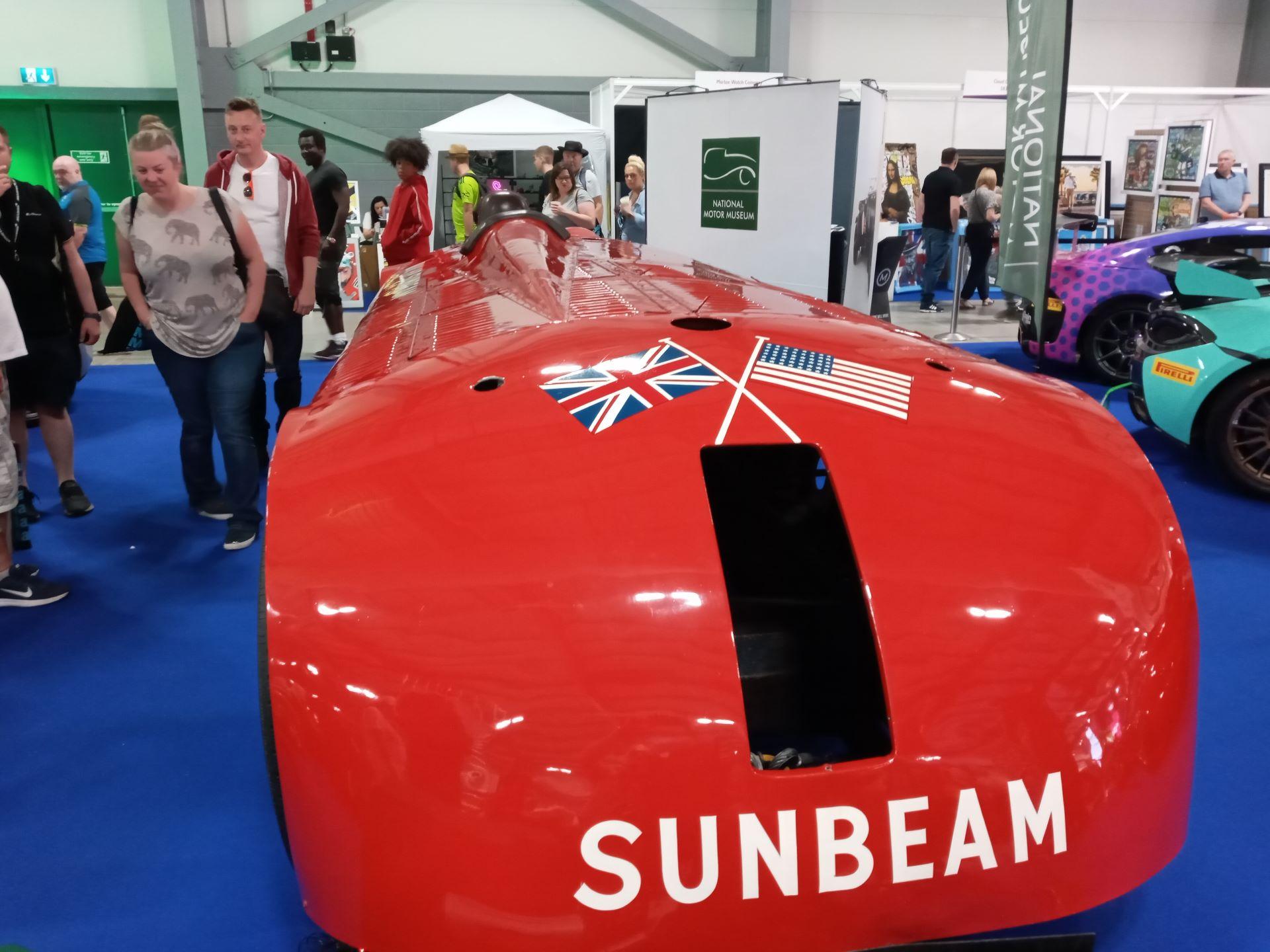 Sunbeam 1000hp at British Motor Show