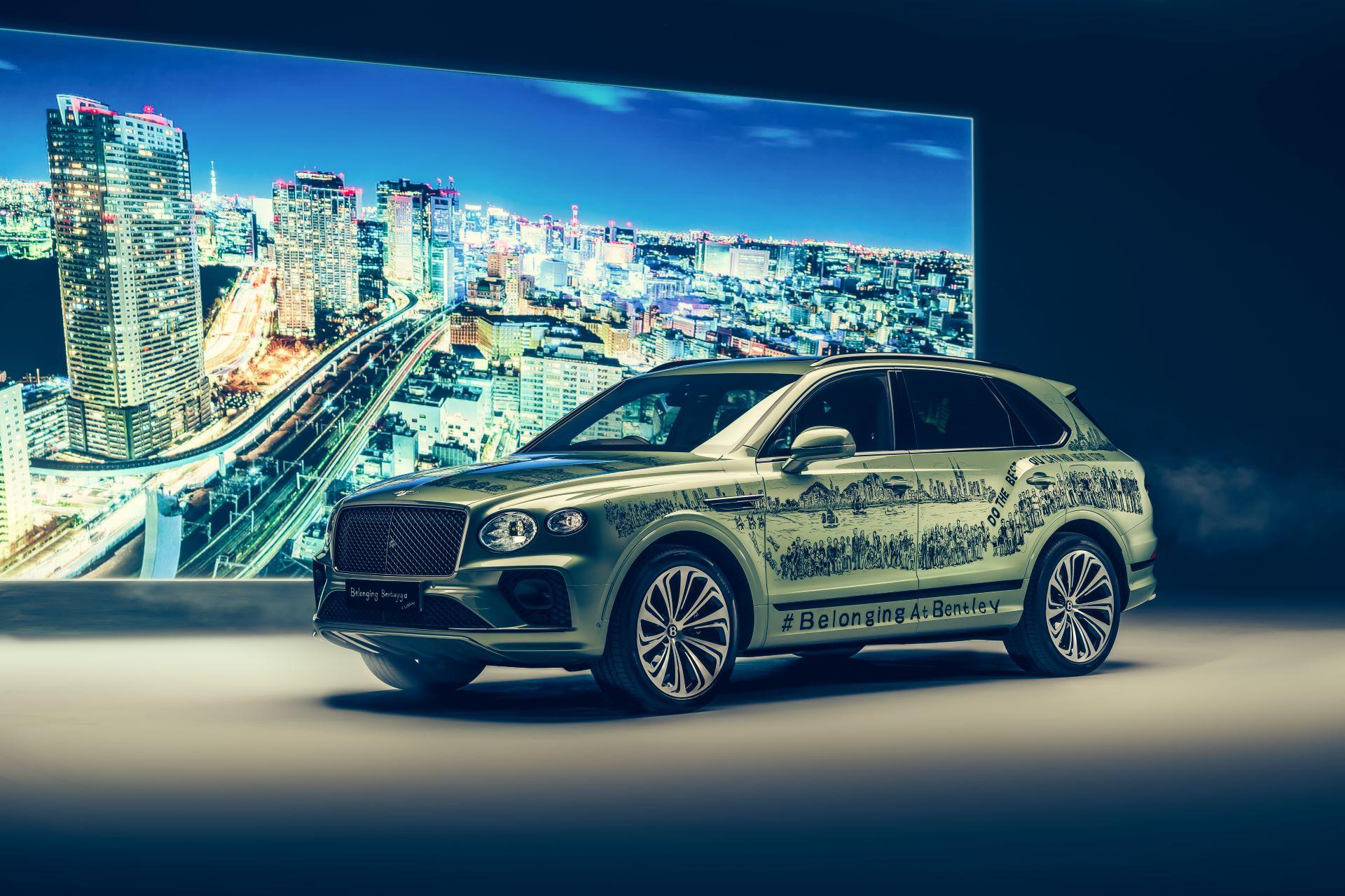 Bentley unveils the ‘Belonging Bentayga’ painted by Stephen Wiltshire celebrating inclusion