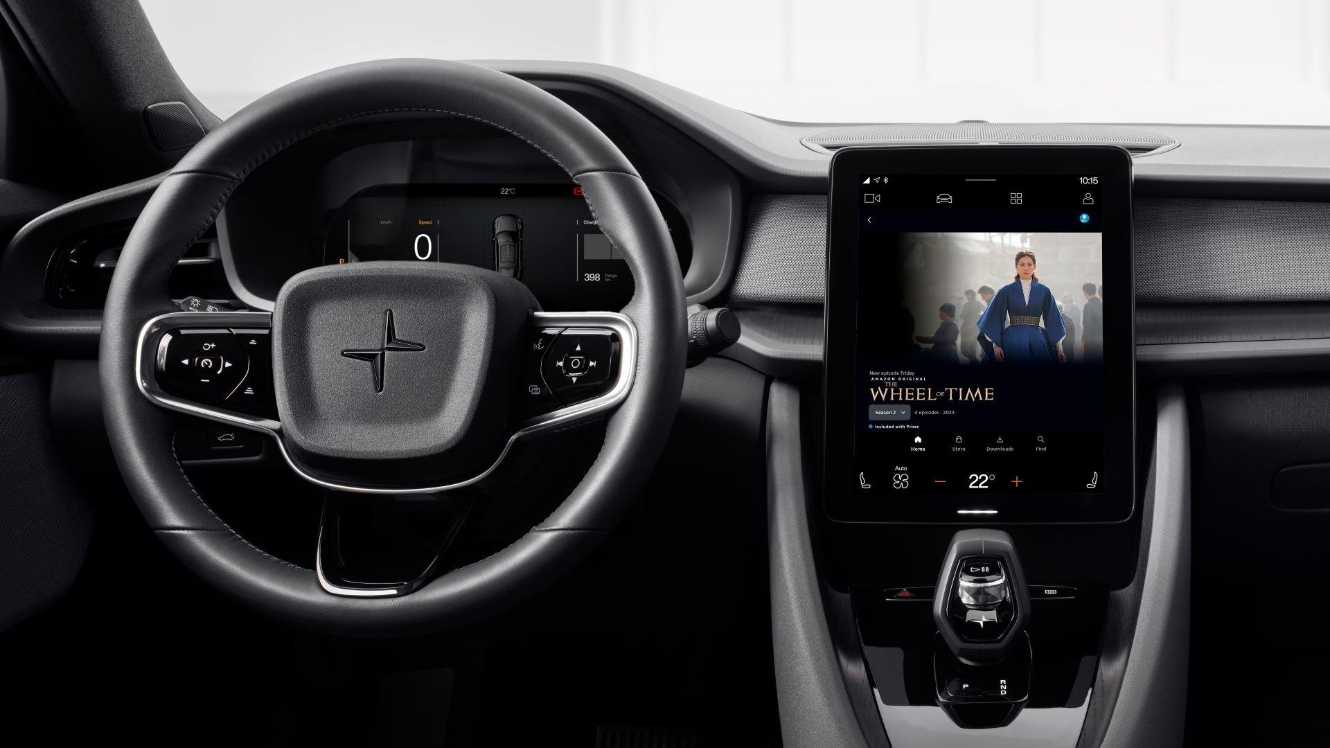 Prime Video brings even more entertainment to Polestar 2