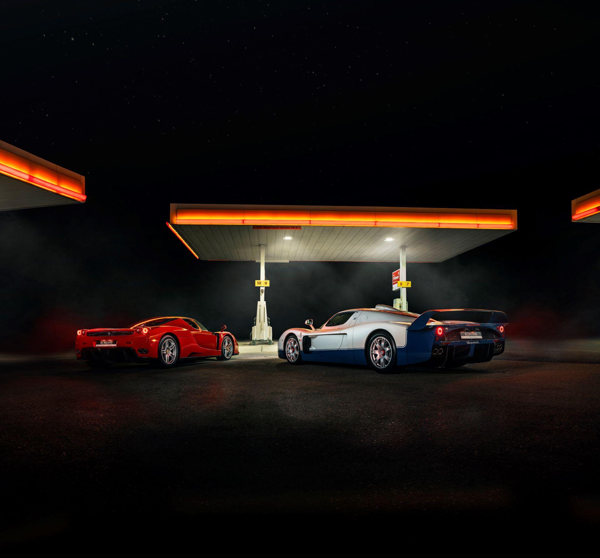 Romans International offers rare chance to buy delivery mileage Ferrari Enzo and Maserati MC12 ‘Twins’