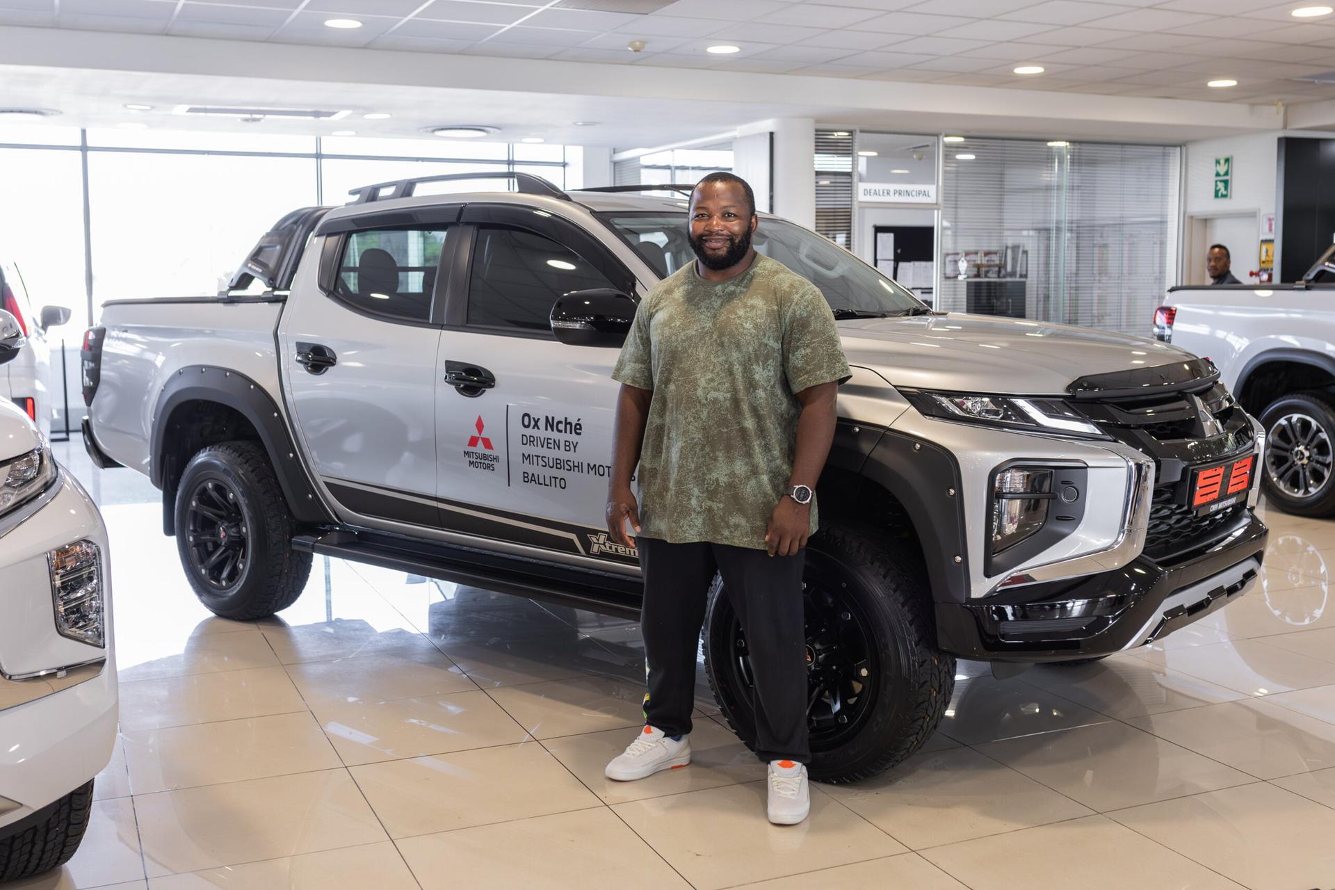 World Cup winner Ox Nché rewarded with Mitsubishi Triton Xtreme