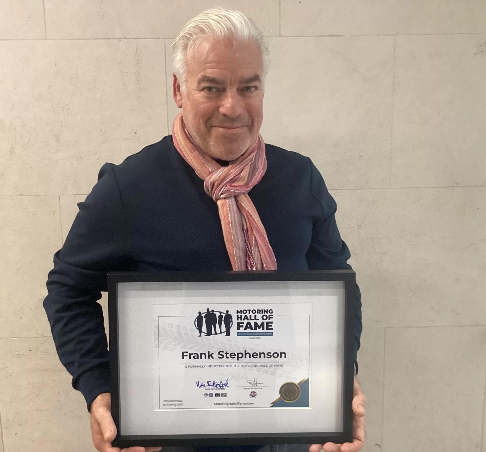 Frank Stephenson, the first Motoring Hall of Fame inductee of 2024