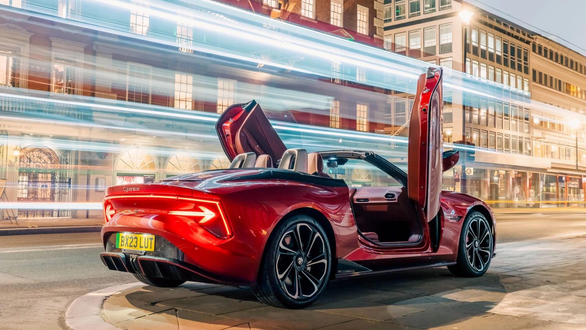 MG Cyberster Ignites 100th Anniversary Celebrations at Salon Privé London”