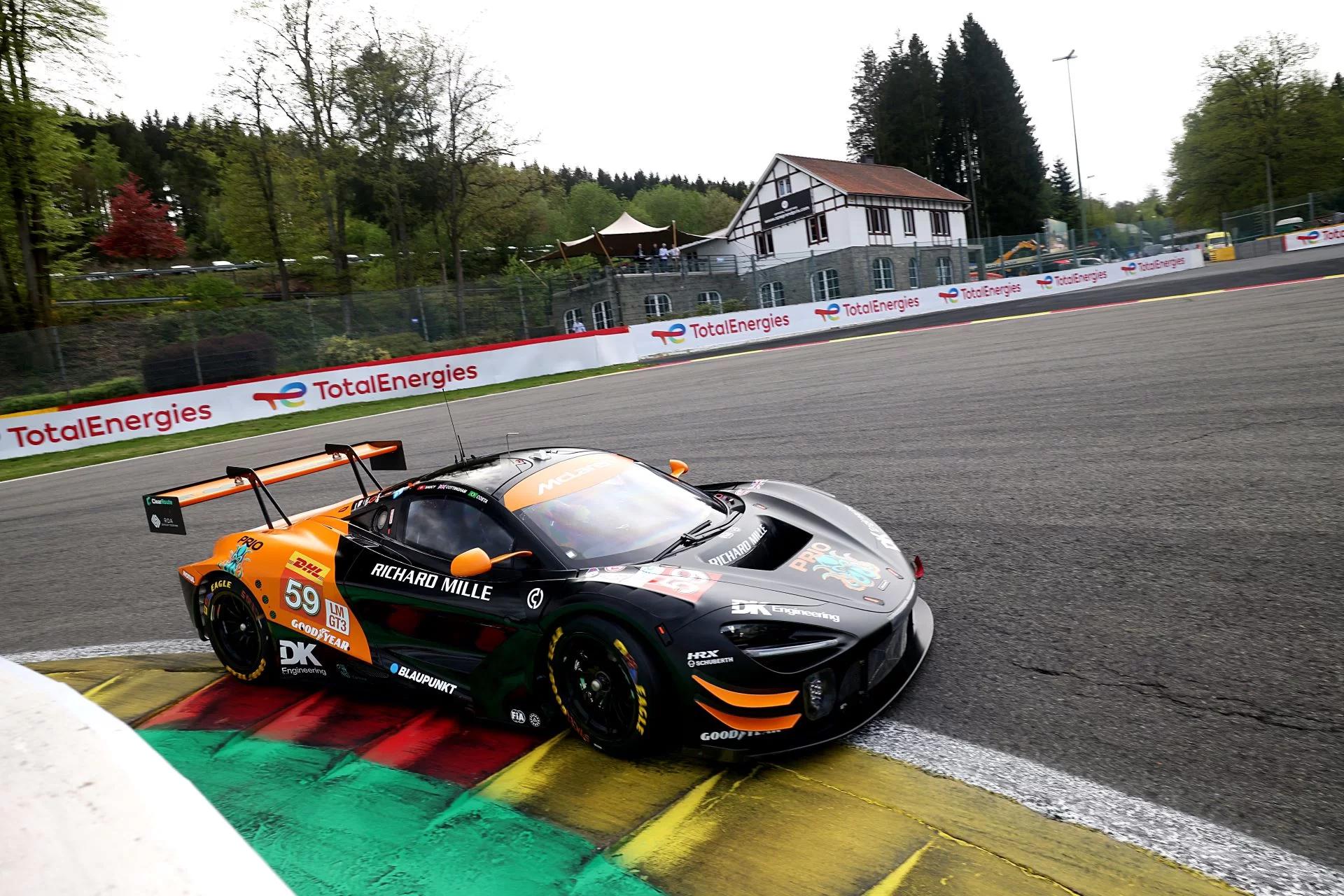 McLaren GT3 EVO Shines at Spa-Francorchamps