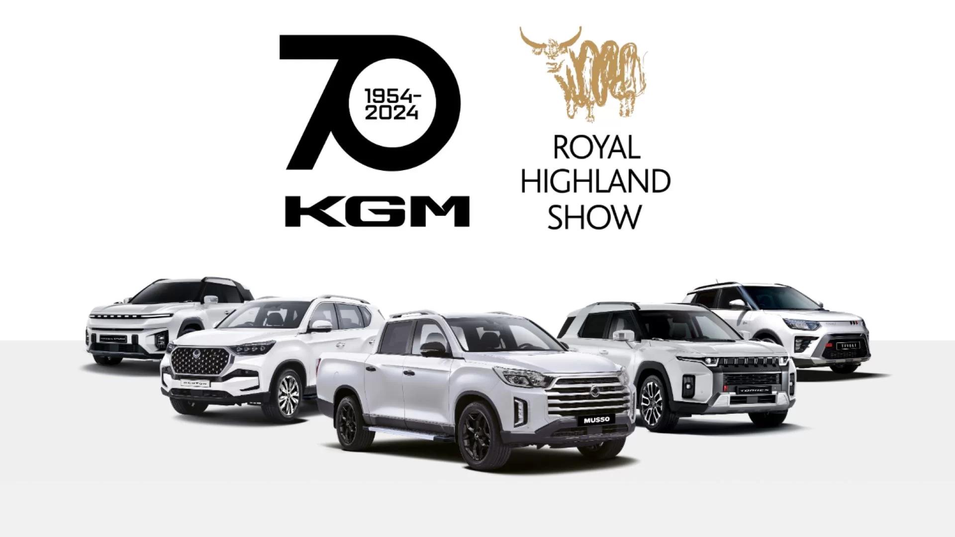 70 Years of Excellence: KGM Motors UK Joins the Royal Highland Show 2024