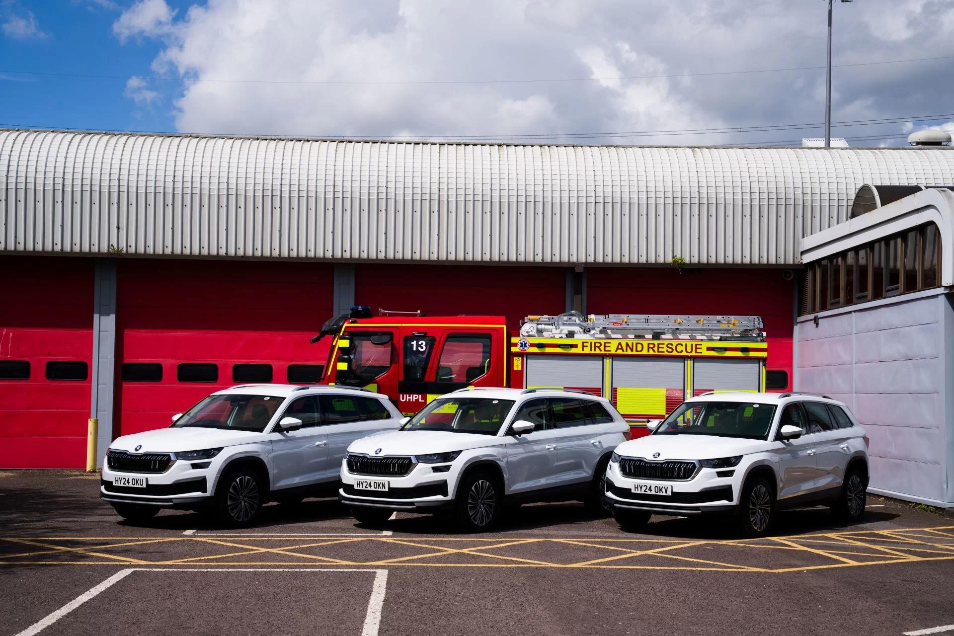 Škoda Kodiaq Joins Hampshire and Isle of Wight Fire and Rescue Fleet for Enhanced Response Capabilities