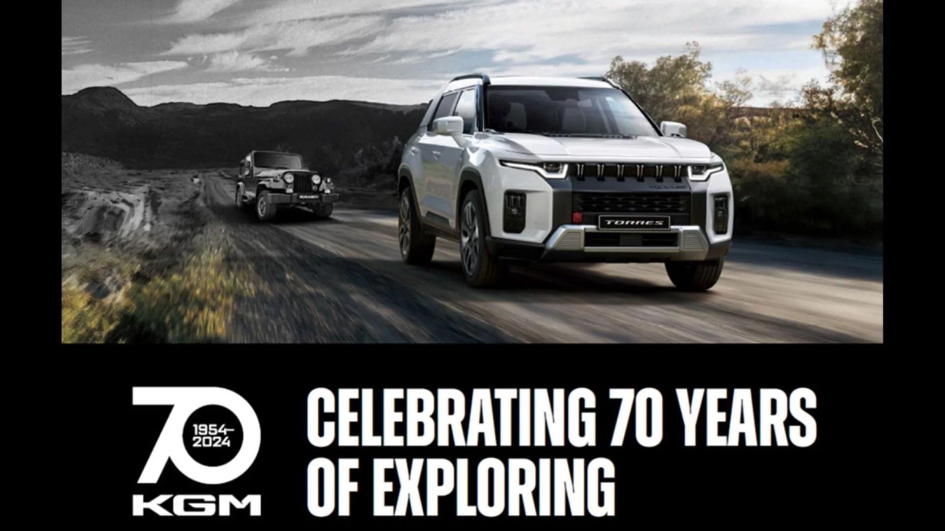 KGM Motors Marks Seven Decades of Automotive Leadership