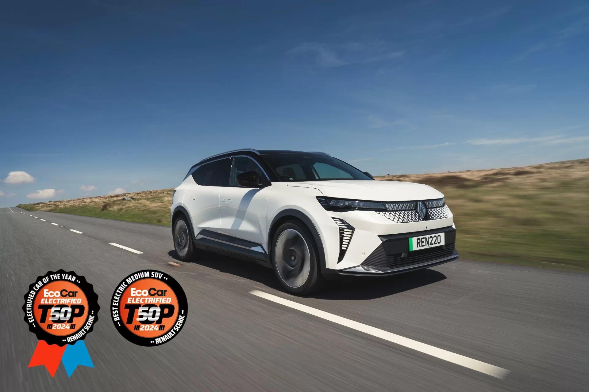 Renault Scenic and Clio E-Tech Models Shine in EcoCar Electrified Awards